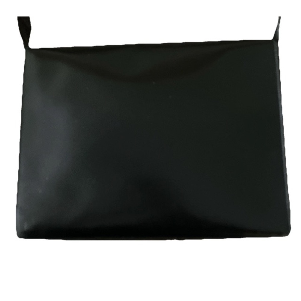 PRADA Vitelli Borsa In Pelle Leather Shoulder Bag Black Small Cross Body Italy - Picture 3 of 16
